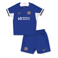 Camiseta Chelsea Primera Equipación para niños 2023-24 manga corta (+ pantalones cortos)